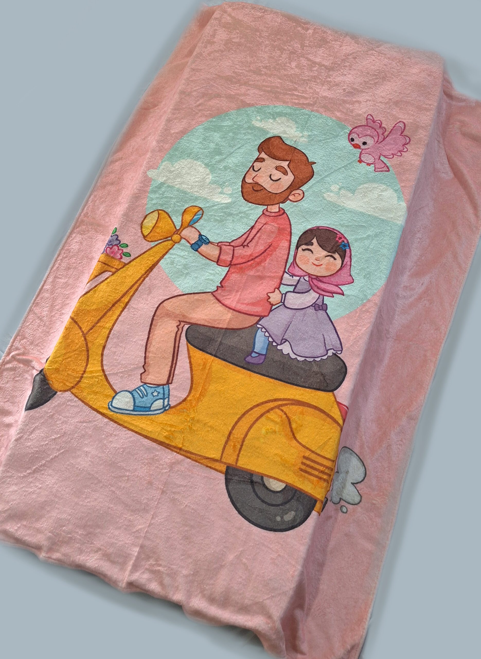 پتو ژله ای طرح مهر پدری